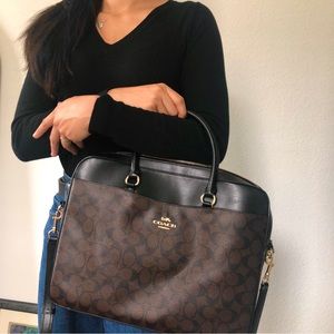 Coach laptop bag